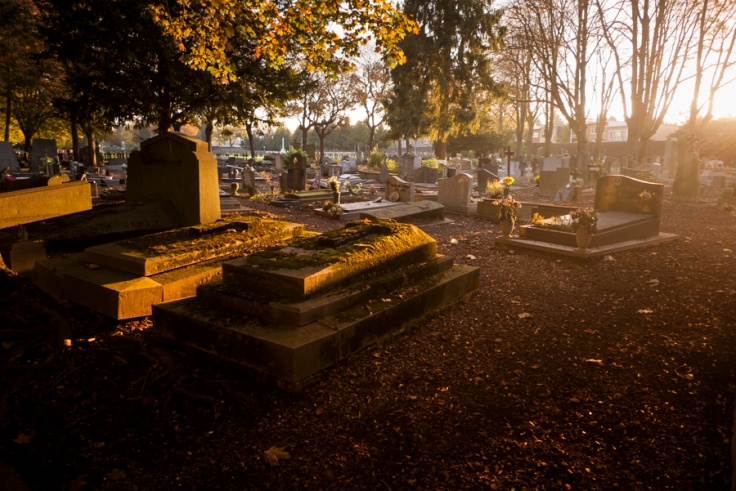 Autumn Fantasy : lever de soleil au cimetière (Robermont) - Photo : Gilderic