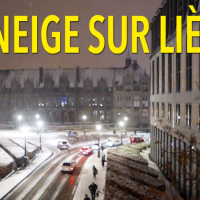 Il neige sur Liège : dans la tempête (photos et vidéos)