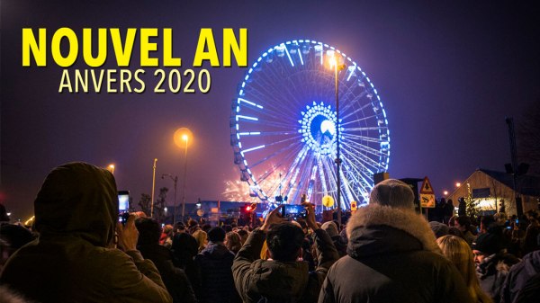 Nouvel an 2020 à Anvers : feu d'artifices et illuminations