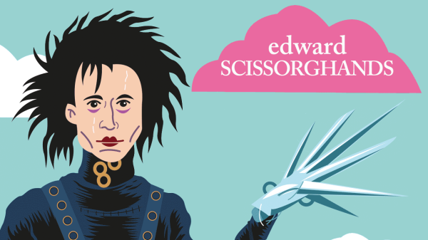 Edward aux mains d'argent : un film culte de Tim Burton illustré par Gilderic