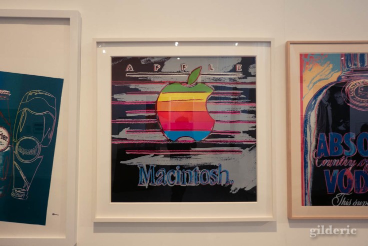 Pub Apple Macintosh, par Andy Warhol (expo à la Boverie, Liège)