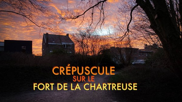 Crépuscule sur le Fort de la Chartreuse