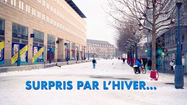 Hiver à Liège : surpris par le froid et la neige